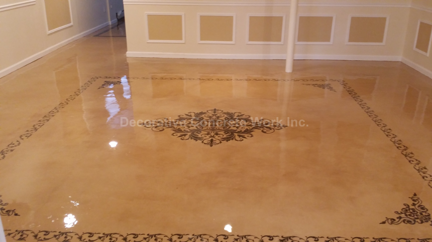 concrete stenciling